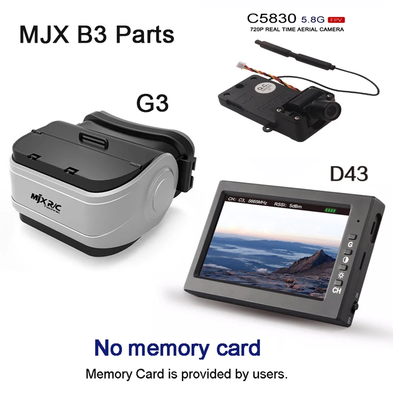 MJX D43 5 8G FPV монитор 4 3 дюймовый ЖК экран Радиоуправляемый бесщеточный Дрон