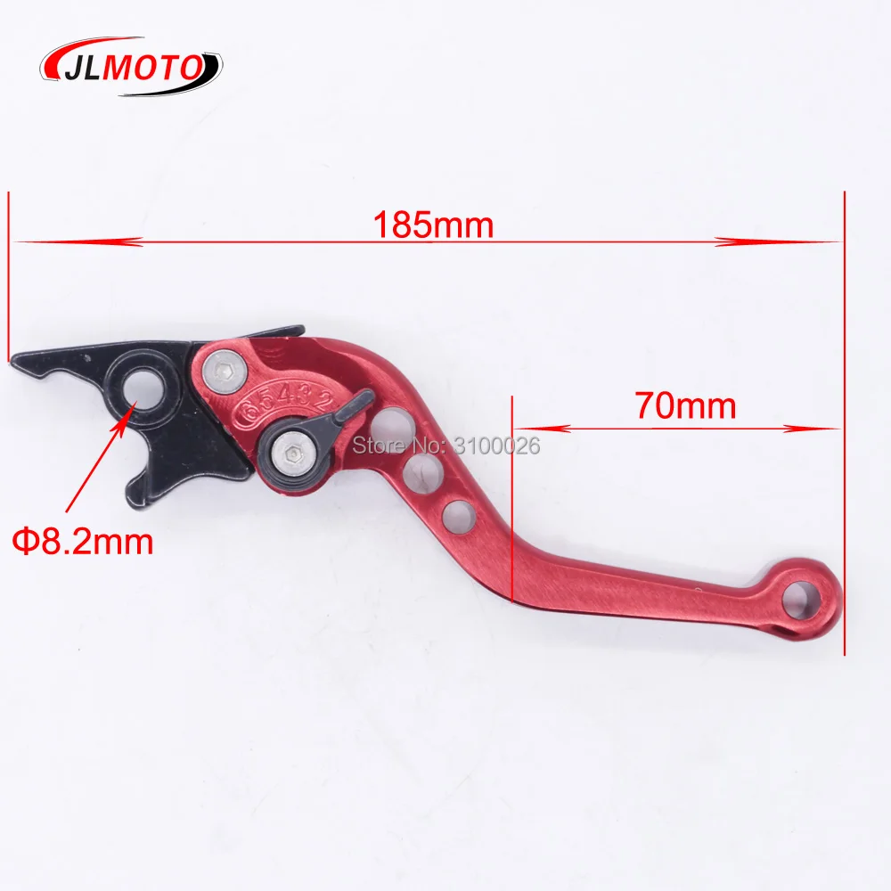 Adjustable CNC Disc/Drum Handle Bar Brake Lever Fit For 50cc 110cc 125cc Moped Motorcycle Electric Scooter Motor Bike Parts
