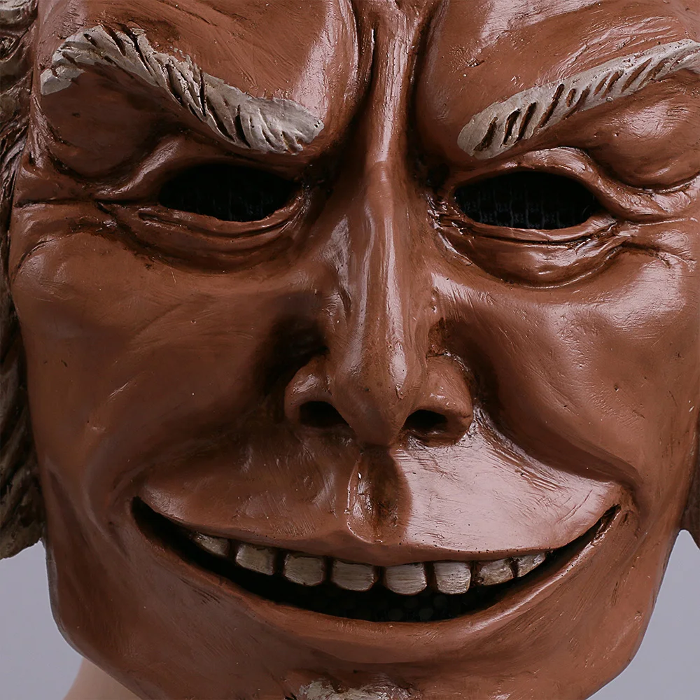 Cos The Purge 3 Mask Cosplay Caleb Warren Old Man Mask Hard Resin Election Year Mask  Helmet New Halloween Party (9)