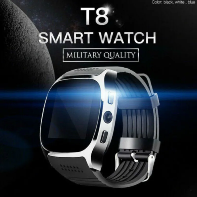 

Bluetooth Smart Watch For Android HTC Samsung iPhone iOS + Camera SIM Slot NEW