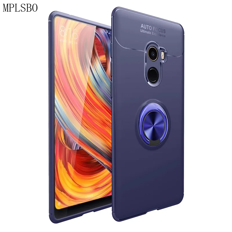 

MPLSBO Luxury Case For Xiaomi Mi Mix 2 2S Case Soft TPU Anti-knock Phone Cover For Xiaomi Mi Max 2 Phone Case Stand Holder Cover