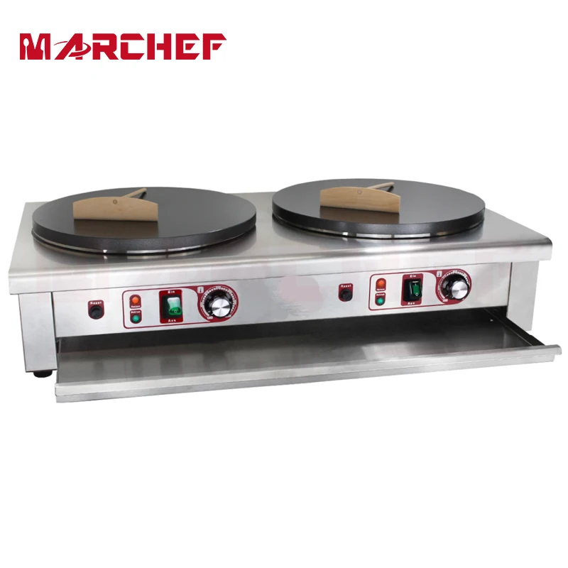 40CM Double Head Commercial Crepe Maker Machine /Electric Pancake Maker