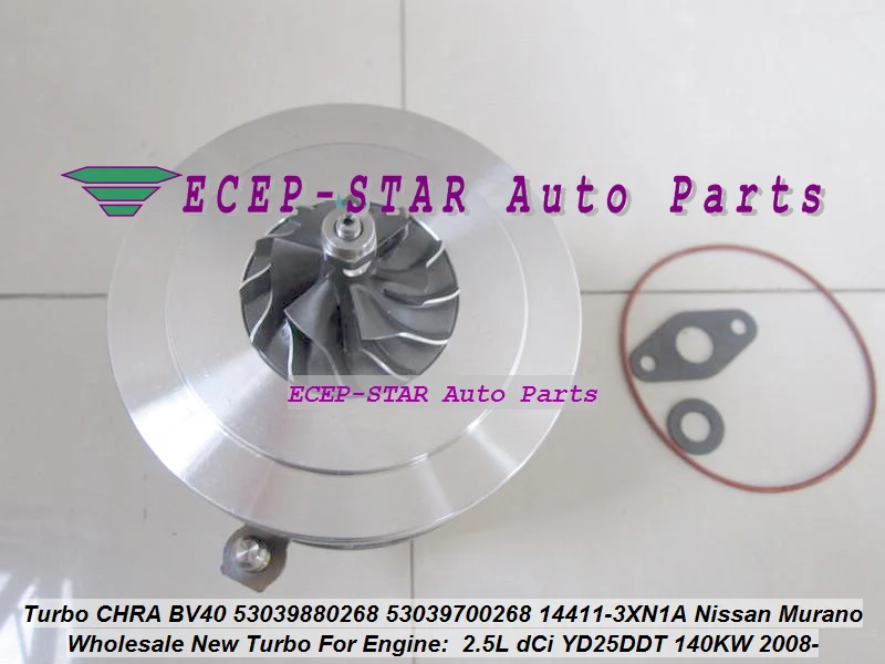 GL-Turbo CHRA BV40 53039880268 53039880339 53039880231 14411-3XN1A For Nissan Murano 2.5L dCi YD25DDT 140KW (5)