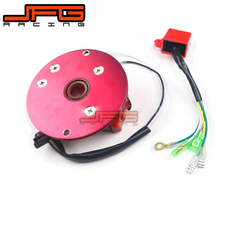 High Performance Racing HP Magneto Coil Stator For 50 125 50cc-125cc Pit Bike ATV Horizontal Engines Thumpstar Parts High Performance Racing HP Magneto Coil Stator For 50 125 50cc-125cc Pit Bike ATV Horizontal Engines Thumpstar Parts