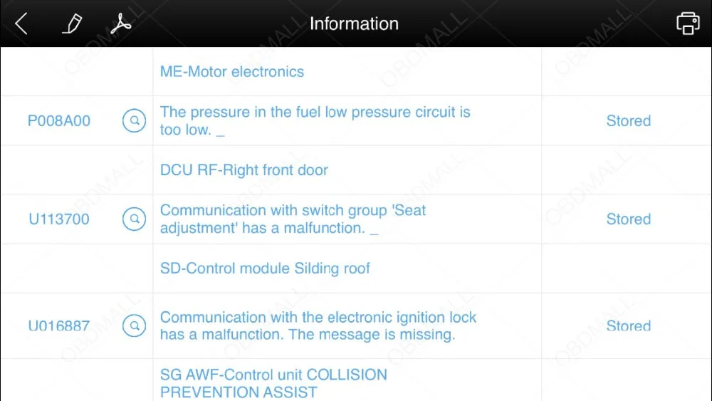 OBD2 XTOOL A30 Scanner Full Systems Code Reader Auto Scanner OBD 2 Diagnostic Tool for Android/IOS System Bluetooth