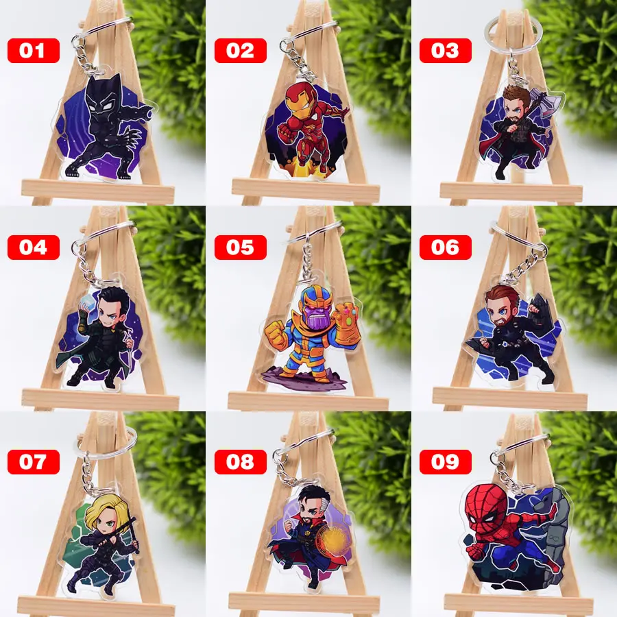 Group H Милый мультяшный брелок Наруто/My Hero Academy, брелок с Аниме Драконий шар, брелок, горячая распродажа - Цвет: Group H