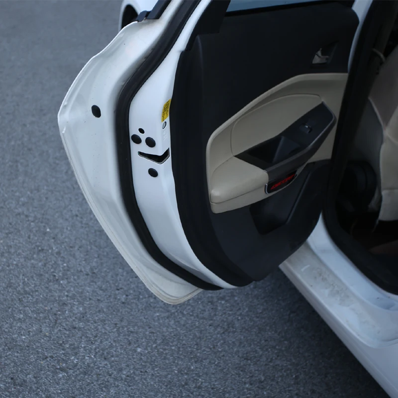 Black Car Interior Door Screw Protection Cover For Ford Kuga