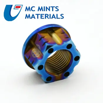 

Motorcycle Rear Axle Hexagon Titanium Nut M16 M18 M20 Pitch 1.5 mm lange Nuts Gold Color Ti Nut Ti Fastener