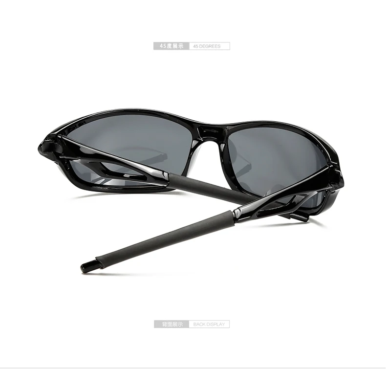 Мужские поляризационные солнцезащитные очки винтажные Квадратные Солнцезащитные очки для ночного вождения унисекс прямоугольные HD линзы очки
