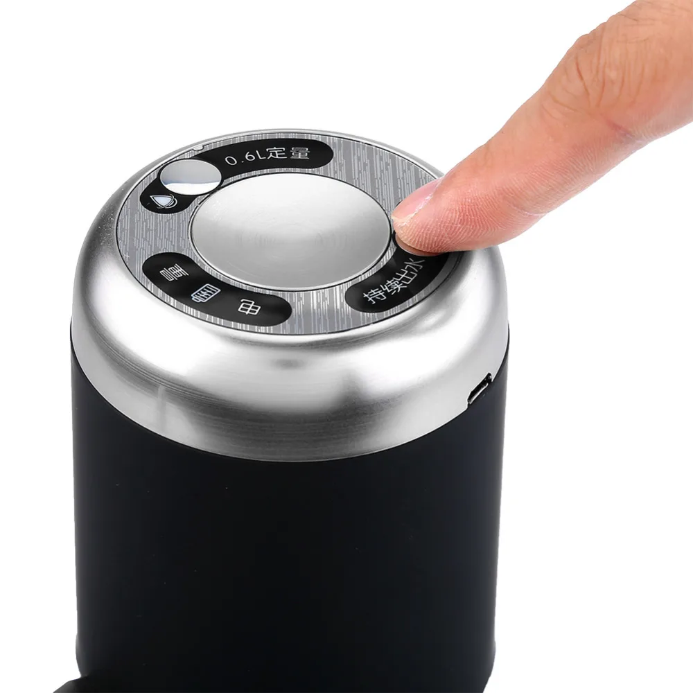Диспенсер для воды электрический для бутылки с водой насос Беспроводная перезаряжаемая USB Электрический автоматический питьевой умный диспенсер кухонные инструменты