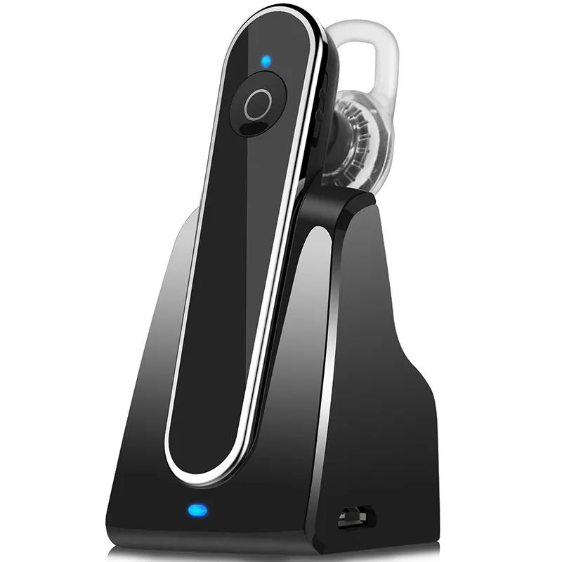 Wireless Headset Car Kit with Dock stereo Bluetooth earphone Microphone MP3 Hands Free fone de