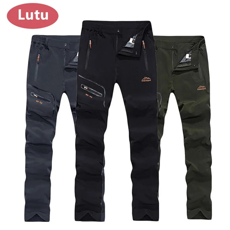 LUTU Thin Spring Summer Outdoor Sport Climbing Camping Trousers Quick ...