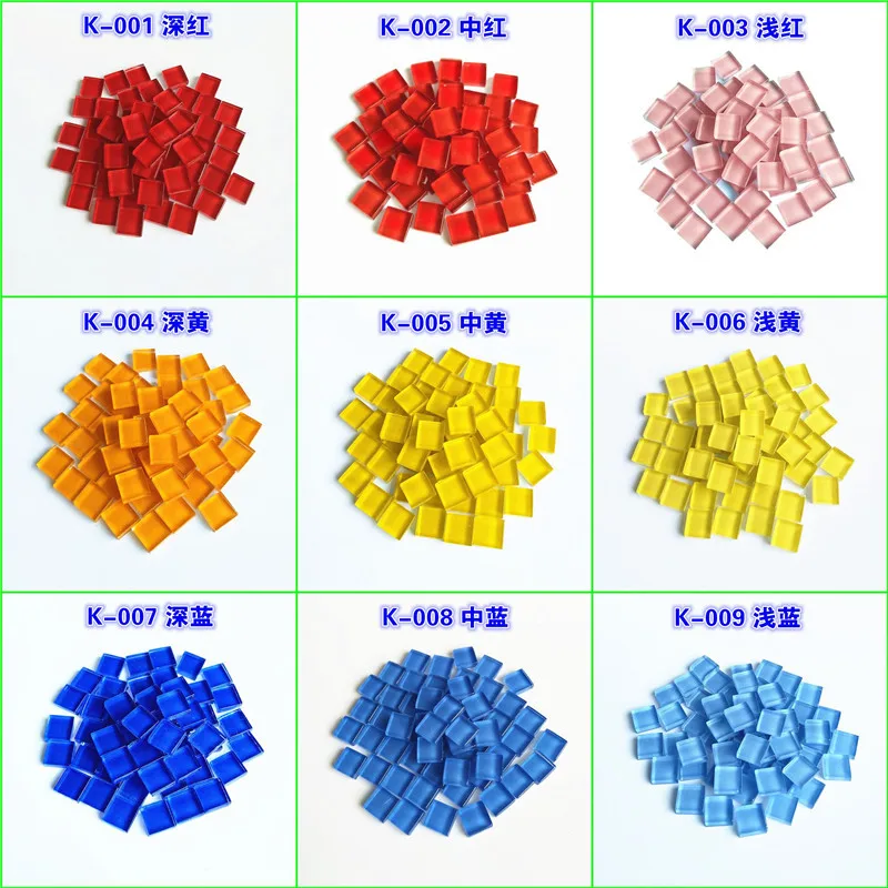 100 г/лот 10*10 мм мозаичная квадратная прозрачная стеклянная мозаичная плитка DIY детские головоломки художественные ремесла Наборы инструментов прозрачный Бесплатный каменный декор