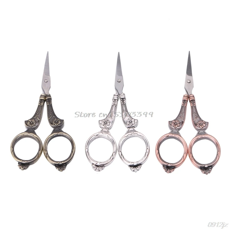 

Antique Vintage Floral Scissor Cutter Cutting Shears Embroidery Sewing Tool DIY Scissors New Drop ship LS'D Tool