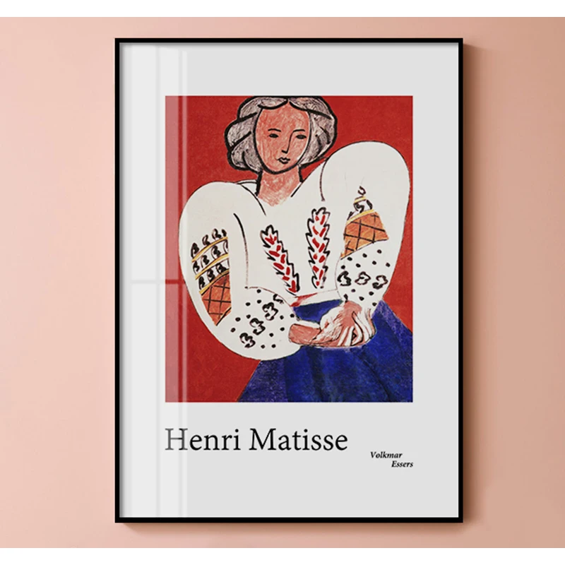 Портрет холст живопись Henri Matisse плакат для настенного искусства винтажное