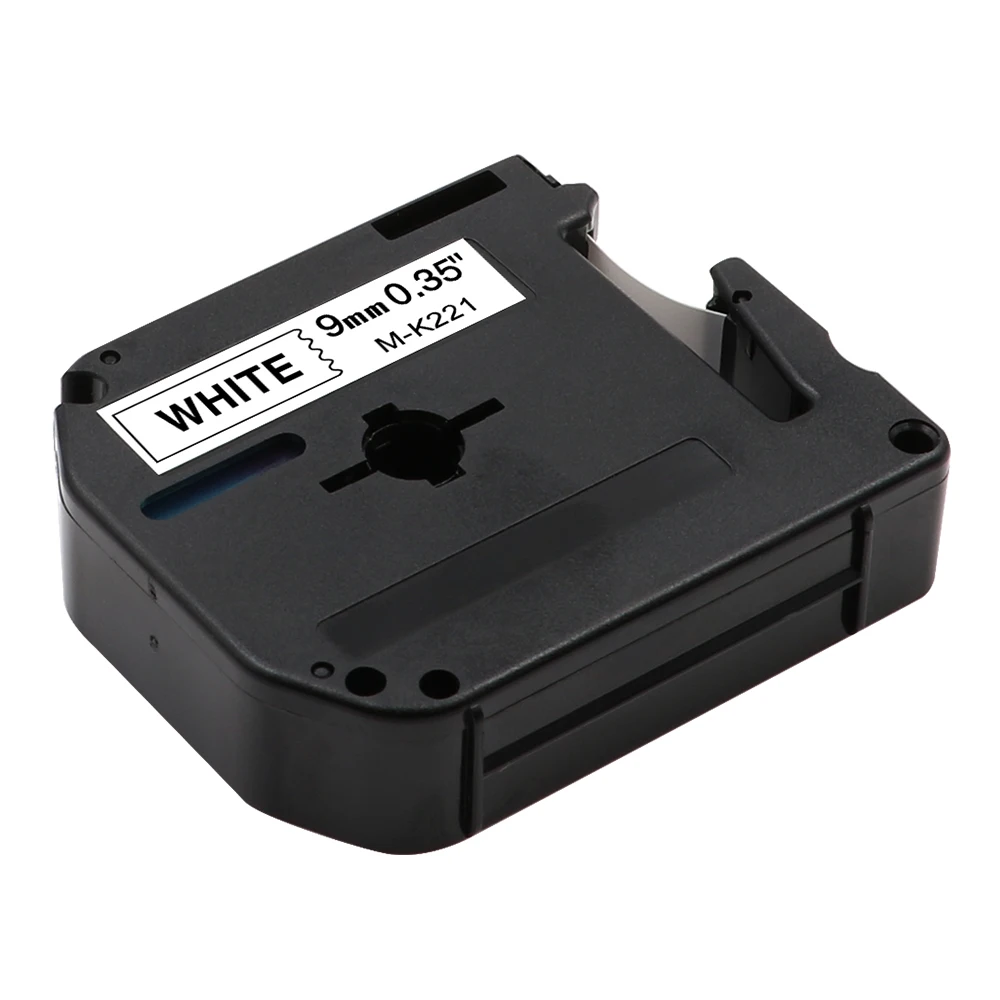 6 шт. совместимый с Brother P touch M лента MK221 M221 K221 черный на белом Brothe этикетка принтер