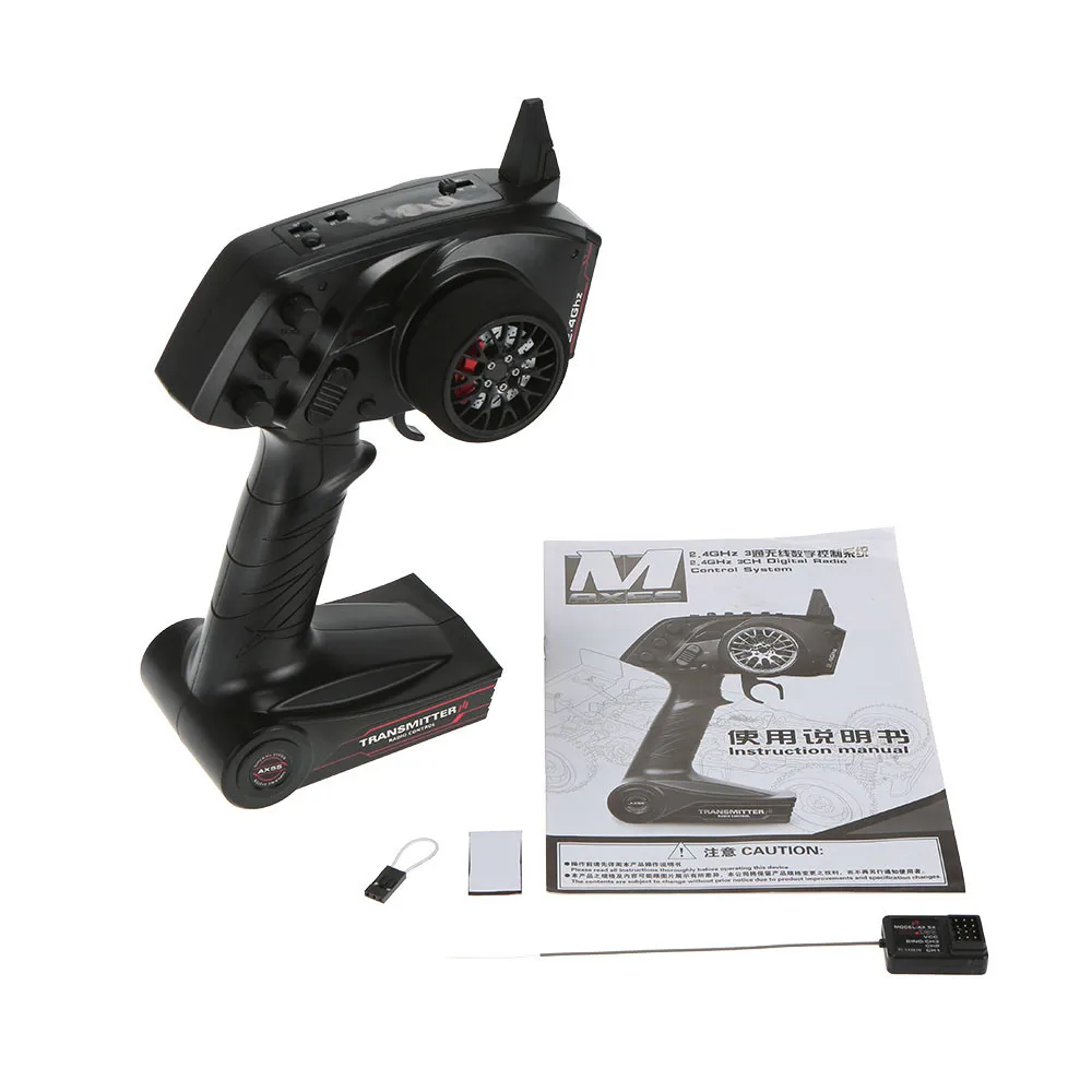 Original AUSTAR AX5S 2.4G 3CH AFHS Radio Remote Control Transmitter with Receiver for RC Car Boat (7)