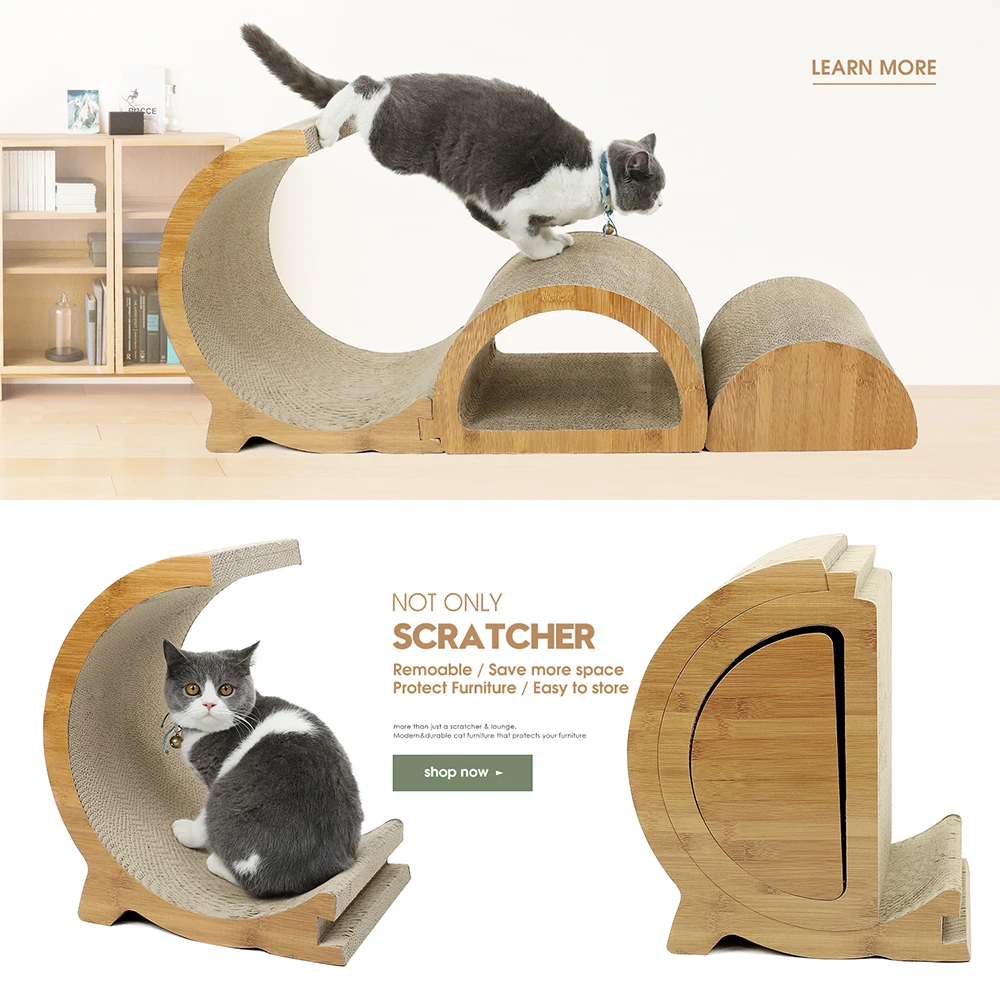 

Pet Frame Scratching Post Kitten House Cat For Fun Suitable Cat Playing Training Cat Tree Cat Bed Kitty Scratch Post Foldable