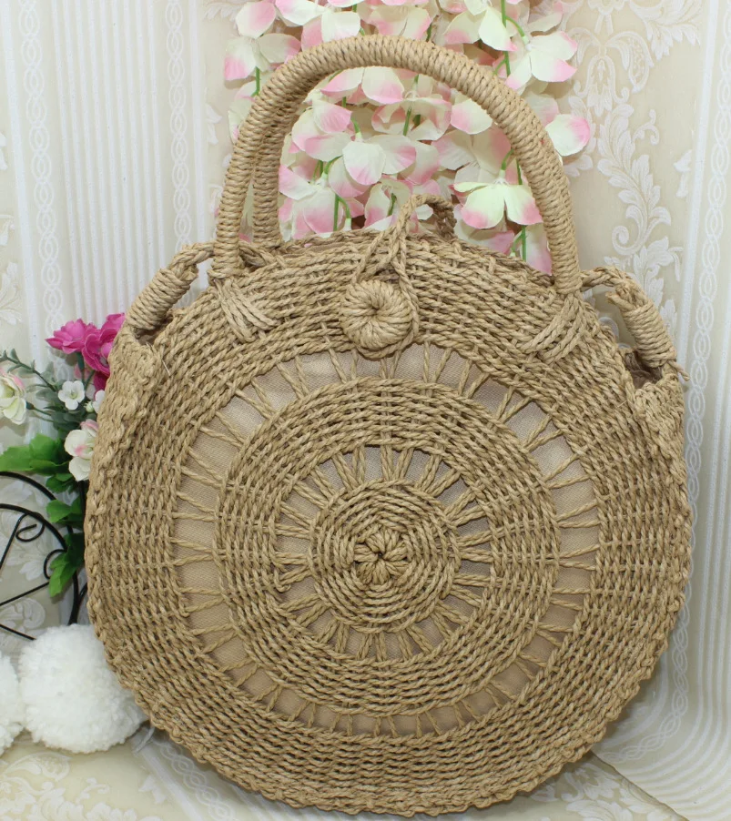 circle beach bag