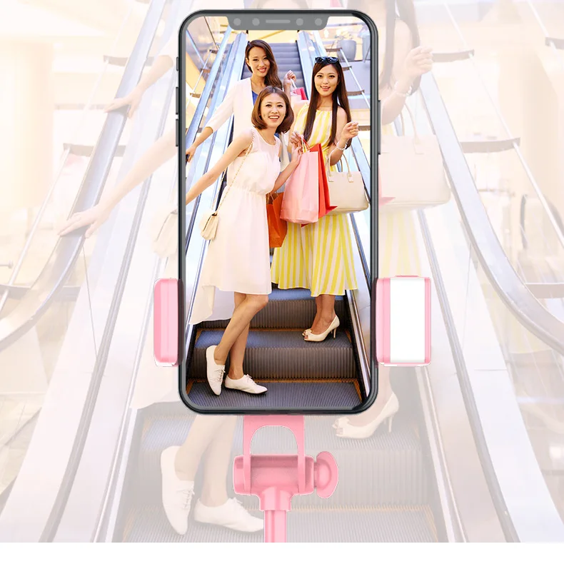 Bluetooth беспроводная Выдвижная селфи палка монопод селфи палка штатив камера для Android IOS iPhone 6 7 8 Plus смартфон