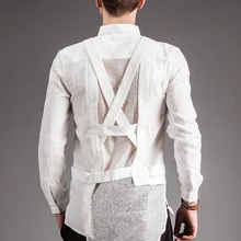 Мужская независимая летняя марлевая рубашка с длинным рукавом, Мужская M-XL одежда певицы, Высококачественная Мужская одежда