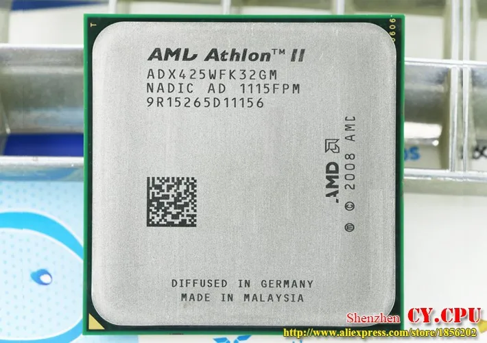 Процессор AMD Athlon II X3 425 процессор трехъядерный(2,7 ГГц/L2 = 2 м/95 Вт/2000 ГГц) разъем am3 am2+ 938 pin X3 435