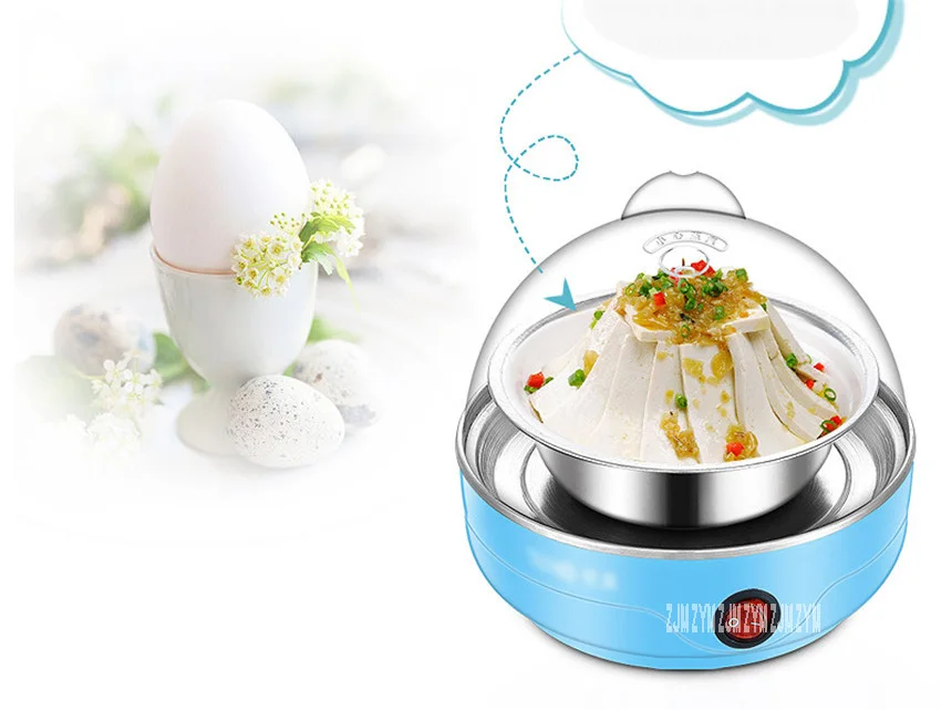Y-ZDQ1, многофункциональная электрическая 7 яйцеварка, мини-пароварка, кухонный инструмент для приготовления пищи, 350 Вт, синий/розовый/белый, новинка, 220 В, 50 Гц