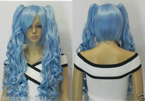 

HOT Free Shipping >>>Split Type Dark Burgundy Long curly Cosplay Lolita Lori Wig Ponytail women's peruca hair queen wigs Nobilit
