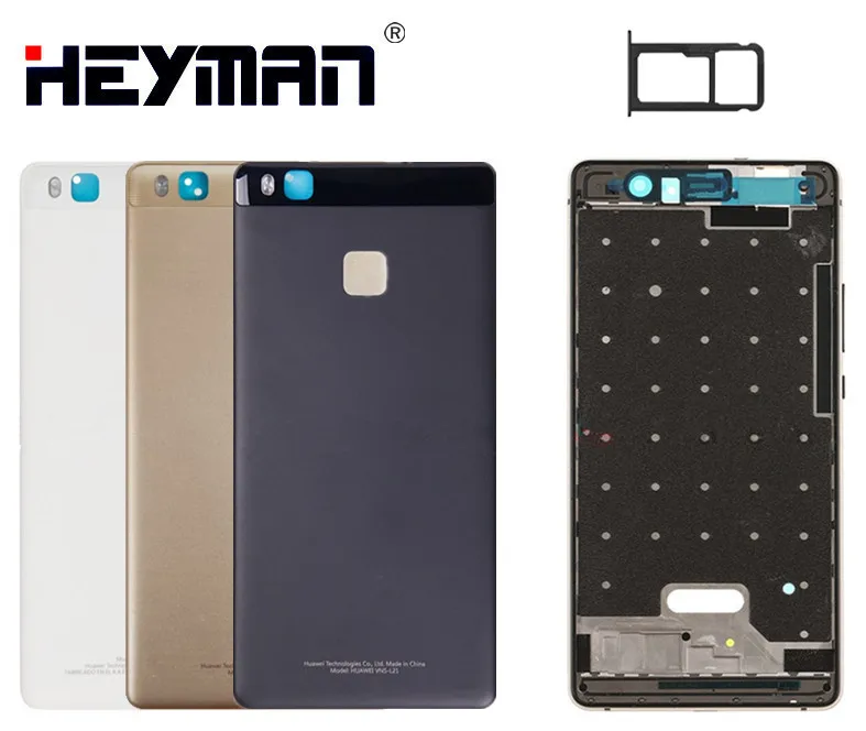 

Housing for Huawei P9 Lite VNS-L21/VNS-L31 Middle Front Frame Housing Bezel Holder Frame Back Cover Case door LCD Binding