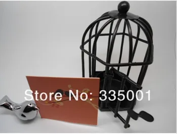 

Free shipping Factory directly sale 10pcs/lot Wedding favor"Love Songs" Birdcage soy Tea Light/Place Card Holder