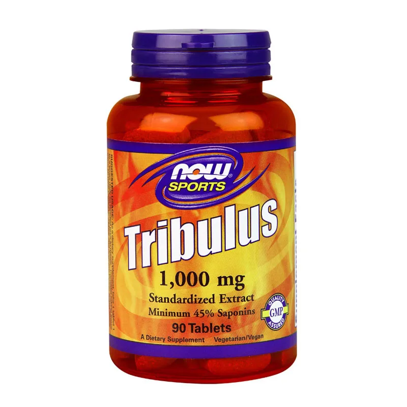 NOW Foods Tribulus 1000 мг стандартный экстракт минимум 45% сапонины 90 шт