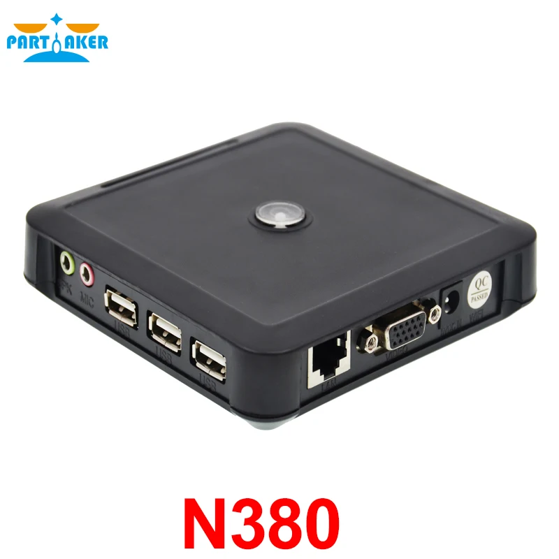 

Support Winows 7 /vista/Linux/XP OS Thin Client Net Computer PC Station Embedded Server N380 Win CE 6.0