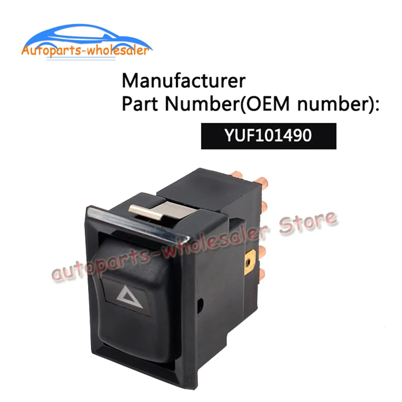 

YUF101490 For Land Rover Defender 90 110 130 New Hazard Warning Lamp Switch car accessories