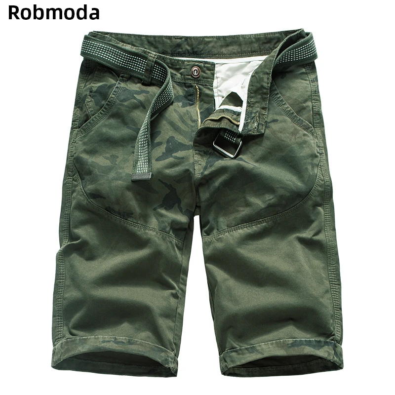 Мужские военные карго рабочие шорты свободные рабочие повседневные короткие брюки плюс Мужская Уличная Удобная брендовая одежда Короткие Зеленые