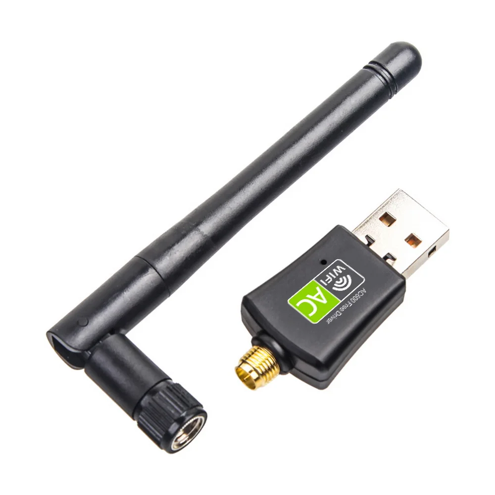 KEBIDU Двухдиапазонная сетевая карта 600 Мбит/с USB 2 0 беспроводная WiFi Антенна Dongle