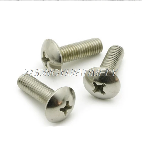 

[M4] 304 stainless steel large flat head screw, mushroom head screw, rust and corrosion resistance
