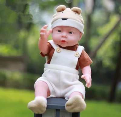 41 см детская кукла-Реборн, мягкая виниловая силиконовая Реалистичная звуковая смешка, детская игрушка для новорожденных мальчиков и девочек, подарок на день рождения