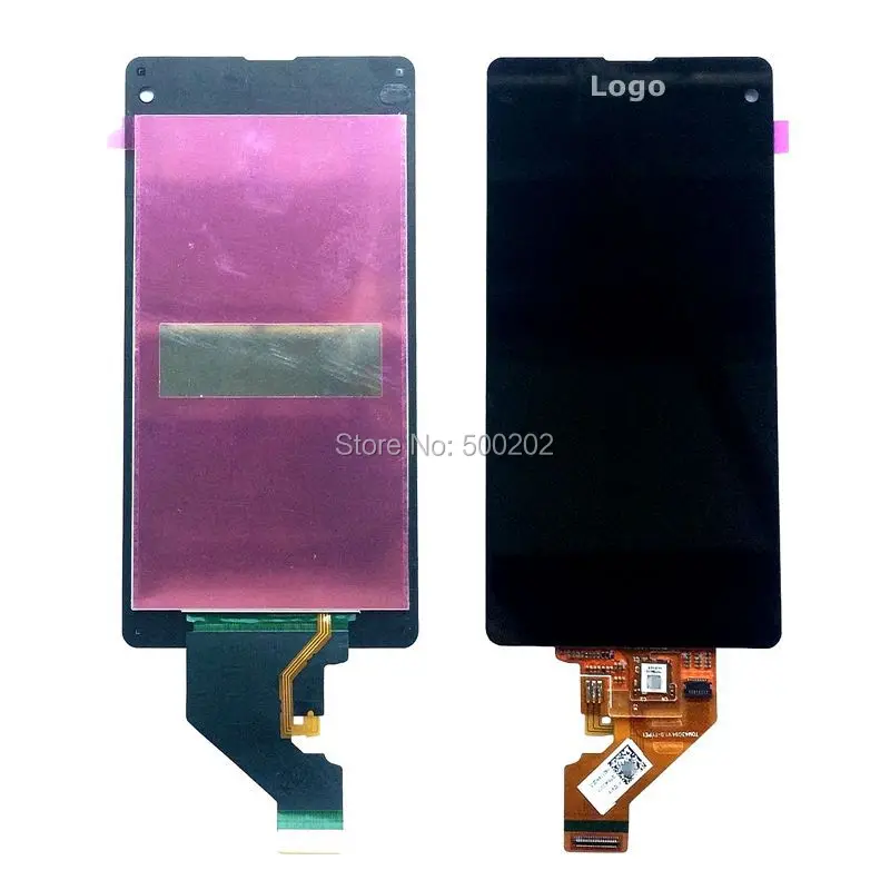 

100% Tested New LCD Display with Digitizer Touch Screen Panel Assembly For Sony Xperia Z1 Compact Z1 Mini Free Shipping