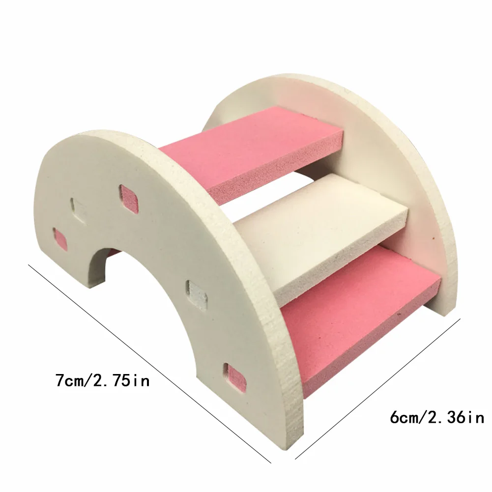 CC хомяк игрушка деревянный мост товары для хомяков экологически чистый деревянный мост лестница Seesaw Syrian хомяк игрушка деревянный мост