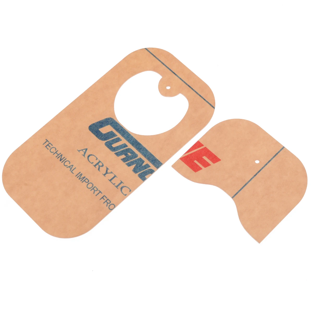 1 Set Coin Purse Pattern Stencil Clear Leather Acrylic Template DIY Stylish Craft Tool for Leather Handcrafts Lovers 90*86*22mm