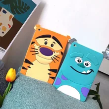 Мягкий силиконовый чехол на заднюю панель для iPad Pro 9,7 10,5 Tablet чехол с животным узором для iPad 2/3/4 Air 1 2 Mini 1 2 3 4 чехол+ ручка