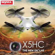 

SYMA X5HC RC Helicopter 4CH 2.4GHz 6-Axis Drone With 2.0MP HD Camera Headless mode Automatic Air Pressure High Quadcopter Toys