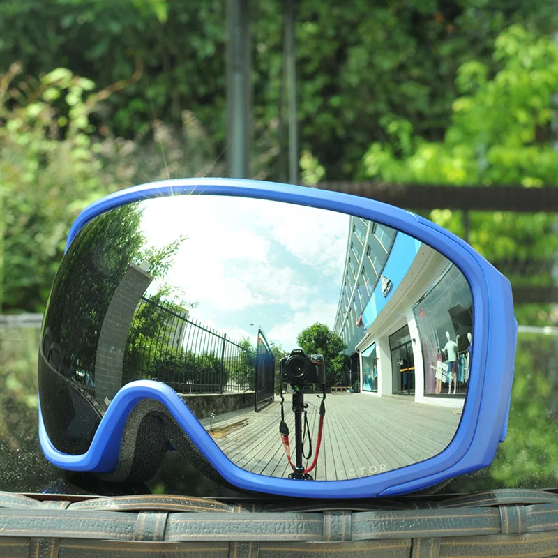 ناقلات العلامة التجارية للتزلج نظارات الرجال النساء مكافحة الضباب UV400 التزلج على الجليد نظارات كروية كبيرة قناع نظارات على الجليد نظارات