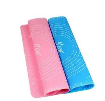 

50pcs/lot, 50*40cm Large High Temperature Resistant Silicone Pad Baking Tools Soft Chopping Board Non-Stick Pad Pastry Tools