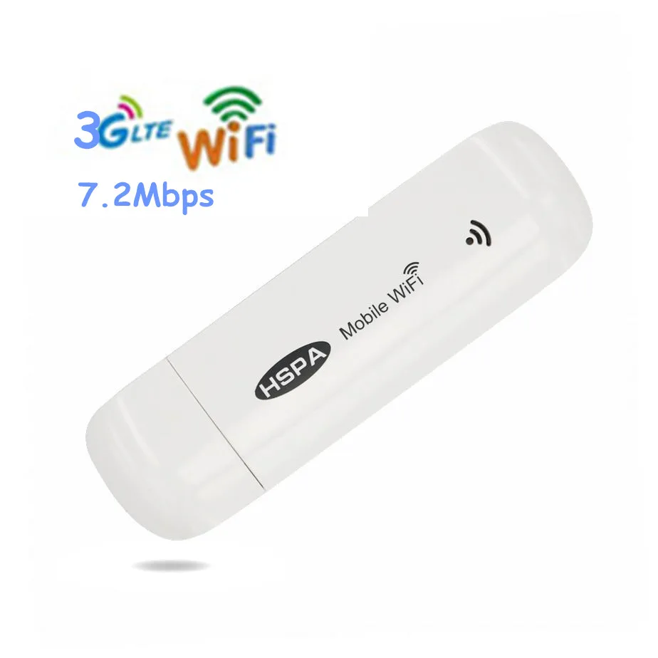 KuWfi мини 3g USB Wi-Fi маршрутизатор Портативный Мобильный Wi-Fi Модем Открытый путешествия автомобиль-WiFi маршрутизатор с слотом для sim-карты