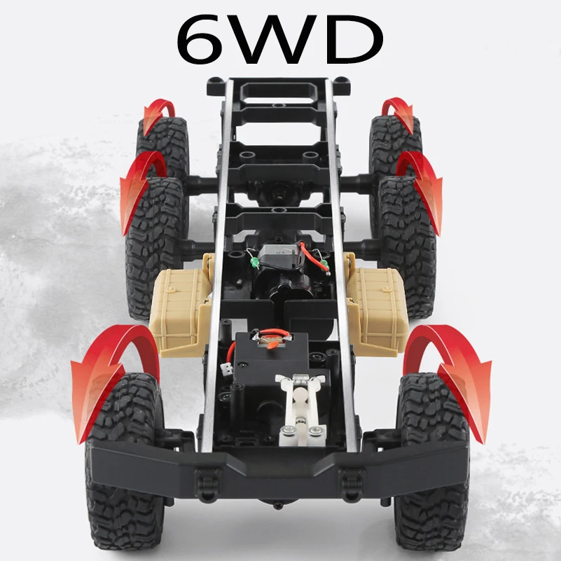 Новинка 2,4 GHz 4wd 6wd игрушка RC Truck 4/6 колеса с дистанционным управлением военный грузовик транспортер модель с светодиодный светильник автомобиль игрушки для мальчика