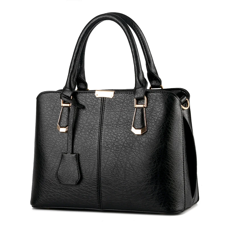 

Messenger Bags Women High Leather Top-hand Bag Casual Handbags Bags For Women 2019 Sac a Main Shoulder Bag Ladies HandBag LSH471
