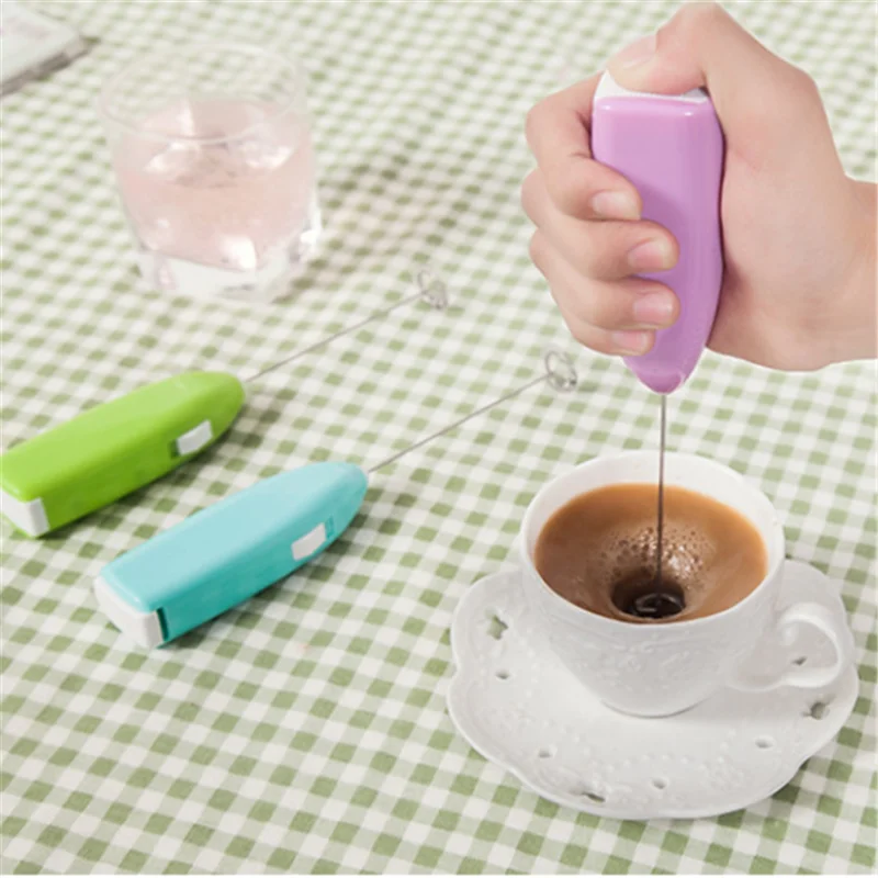 

Kitchen Tools 1Pcs Drinks Milk Frother Foamer for Home Kitchen Accessories Egg Beater Mini Handle Cooking Tools Gadget 2019.Q