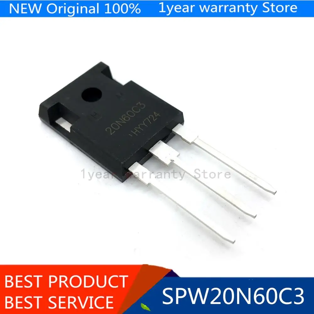 

5pcs/lot SPW20N60C3 20N60C3 N-Channel TO-247 new original