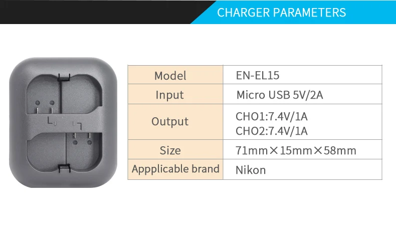 PALO 1 шт. 2500 мА/ч, EN-EL15 EL15 Батарея Батареи akku+ Зарядное устройство для Nikon D7000 D7100 D800 D800E D600 D610 D810 D500 D7200 V1